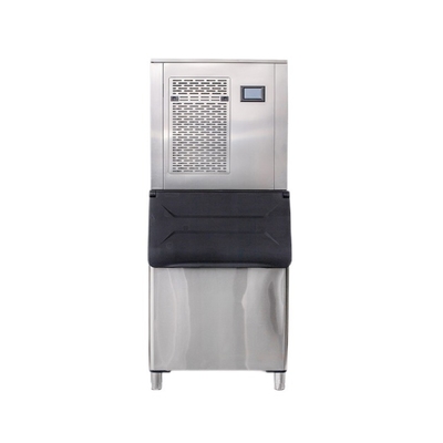 Panneau de commande tactile 300 kg/24H Machine industrielle de fabrication de flocons de glace 1700W Fabricant de glace