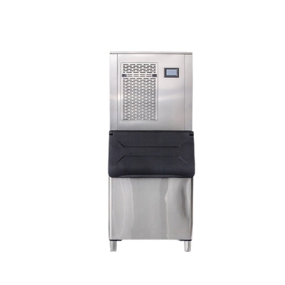 Panneau de commande tactile 300 kg/24H Machine industrielle de fabrication de flocons de glace 1700W Fabricant de glace