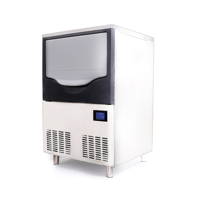 90 kg Portable personnalisé Air Cooling Crescent Ice Machine 680 * 690 * 1000 pour votre