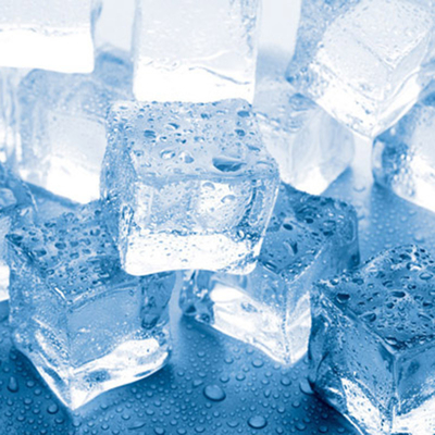 Acier inoxydable 40 kg Haute puissance de l'eau du robinet ou de l'eau de bouteille refroidisseur d'air Cube de glace Fabrication de blocs de glace