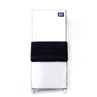 280kg/24h de refroidissement par l'eau Creusant Cube de glace fabricant avec panneau de contrôle électrique touchpad