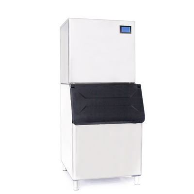 280kg/24h de refroidissement par l'eau Creusant Cube de glace fabricant avec panneau de contrôle électrique touchpad