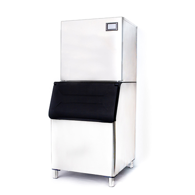 280kg/24h de refroidissement par l'eau Creusant Cube de glace fabricant avec panneau de contrôle électrique touchpad