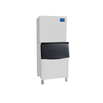 280kg/24h de refroidissement par l'eau Creusant Cube de glace fabricant avec panneau de contrôle électrique touchpad