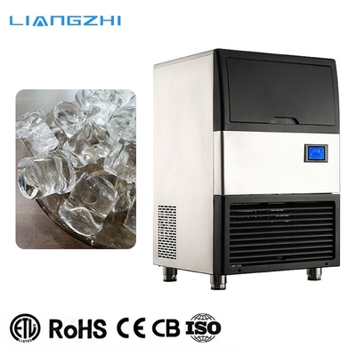 48 kg LZ-60 Cube cylindrique Fabricant de glace 24 heures Capacité de stockage de glace 15 kg