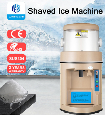 Fonction de la glace rasée 8 kg/min LZ-168 Hawaienne Fabricant de glace industrielle et broyeur