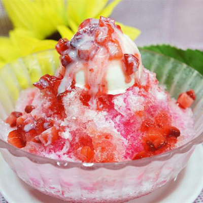 Fonction de la glace rasée 8 kg/min LZ-168 Hawaienne Fabricant de glace industrielle et broyeur