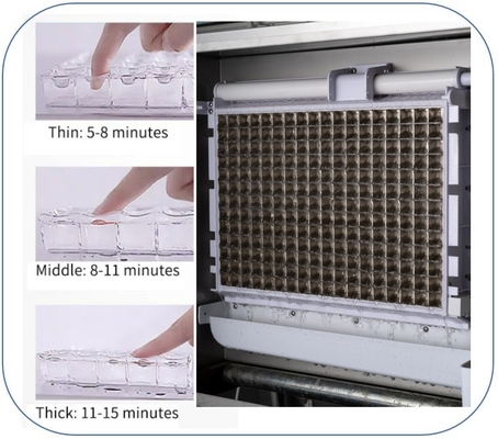 Nécessité d'été 2023 500 kg Restaurant Cube Ice Machine avec une capacité de stockage de 400 kg
