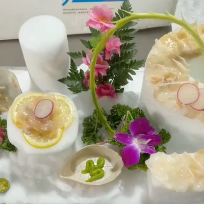 Fabricant de glace à flocons de neige LZ-120 Idéal pour le marché alimentaire 60 kg par jour Sortie de qualité commerciale
