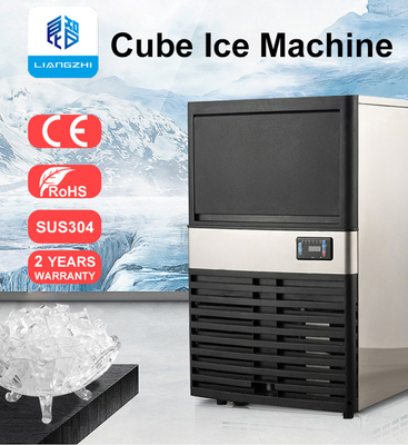 220V Commercial Ice Cube Maker Machine LZ-120 Produisant 50 kg de glace cristalline en 24 heures