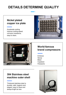 37.5 KG 24 heures LZ-120 Fabricant de glaçons pour 2024 distributeur de machines à glaçons à Shenzhen