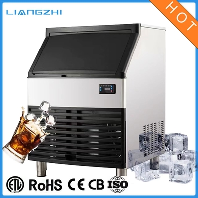Machine automatique de cube de glace LZ-260 de 93 kg de capacité pour bar avec 60 kg de stockage de glace